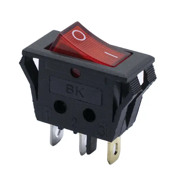 Rocker SPST Switches - 3 PIN Flat Switch for Home Appliances